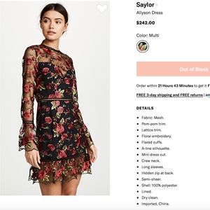 SAYLOR dress